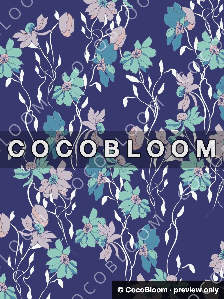LB5378 hand-painted print – CocoBloom preview