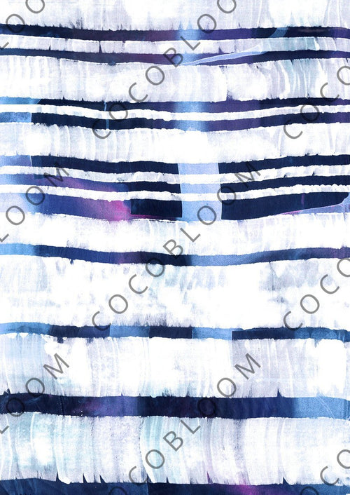 Hand-Painted Stripe Prints